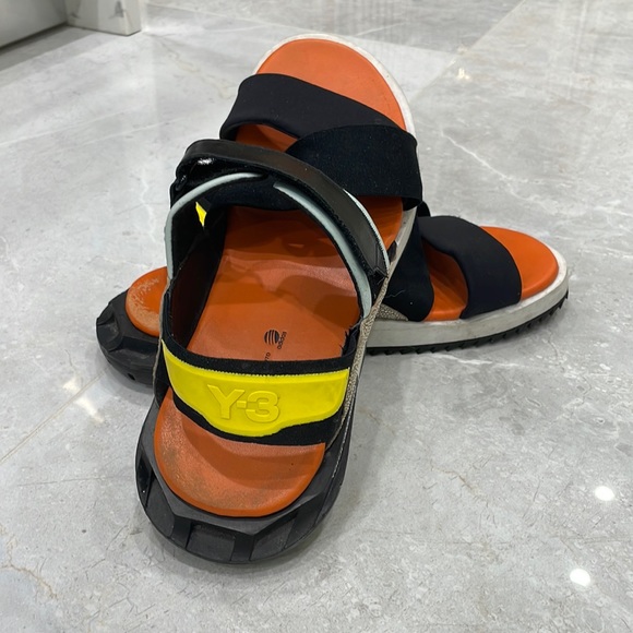 Men’s Y-3 Adidas Kaohe Mixed Media Sandal - Size US 10 - Picture 2 of 16